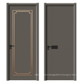 modern design good quality light luxury paint free doors apartment mdf wooden door skin sheet GO-Q0013